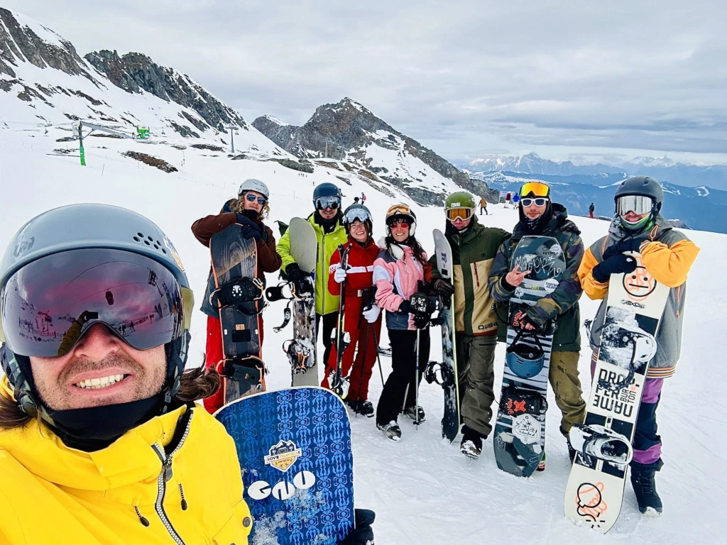 wyjazd snowbordowy alpy